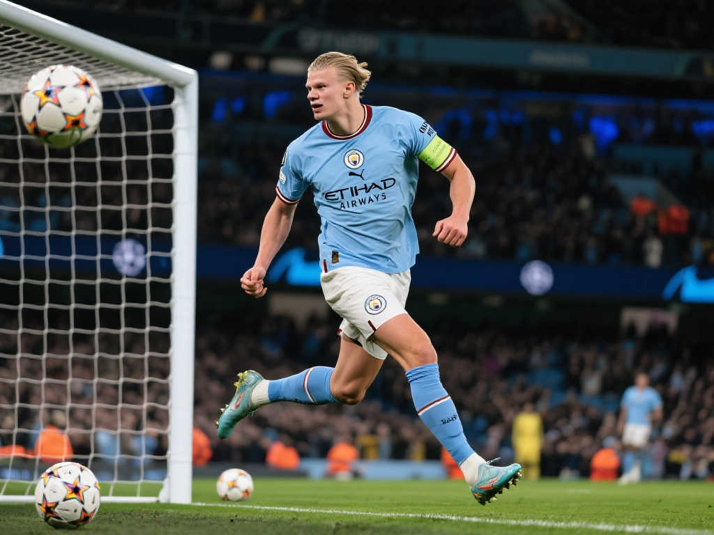 哈兰德锁定曼城未来至2034，英超射手王宝座近在咫尺